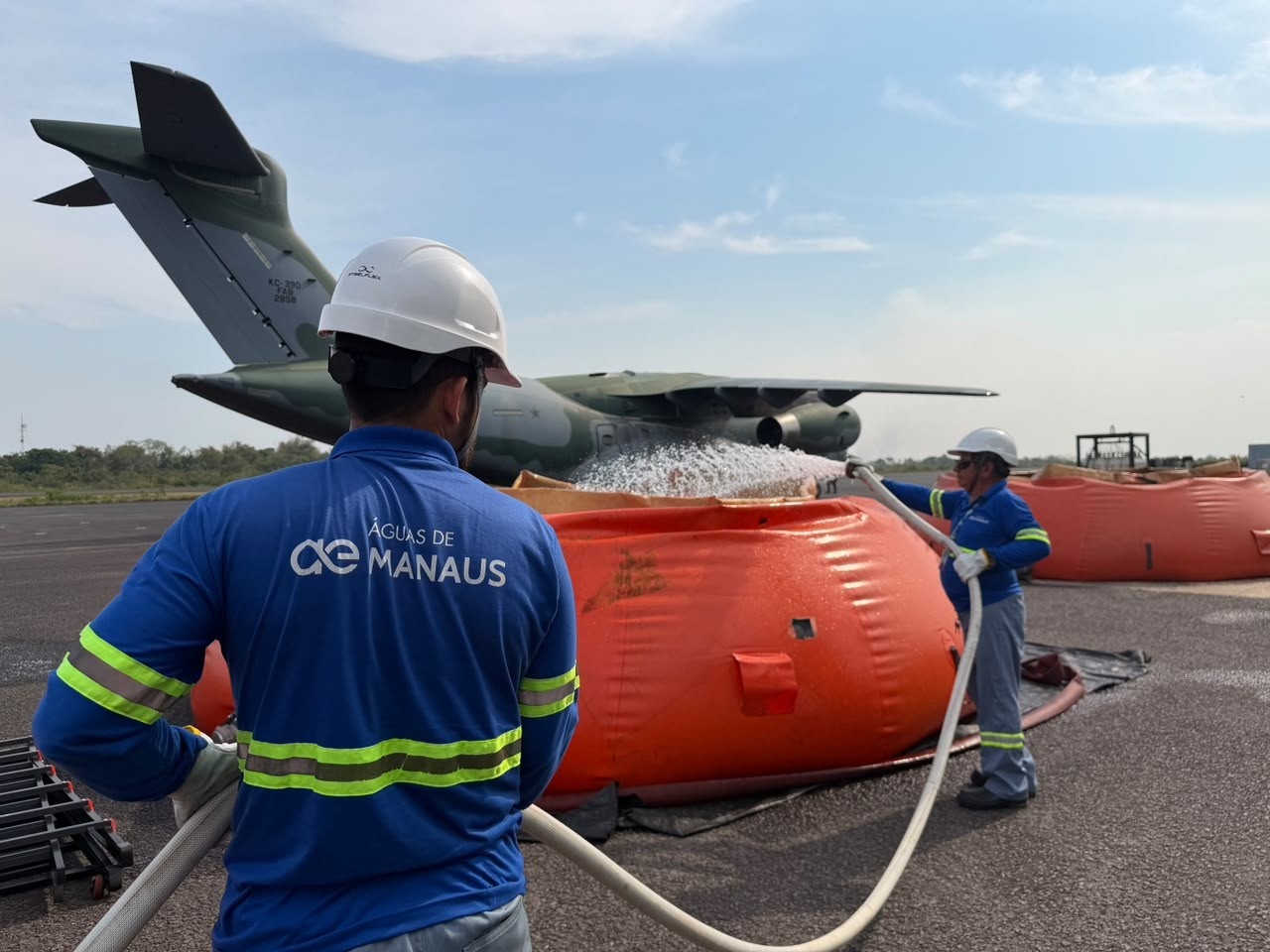 Águas de Manaus amplia apoio logístico a operações de combate a incêndios florestais