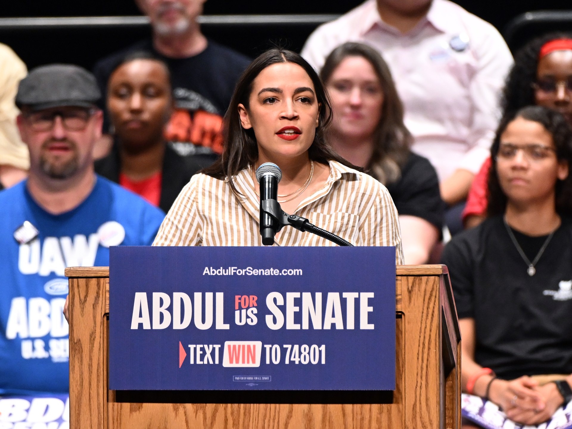 AOC transfers $1m to Michigan candidate El-Sayed in progressive push