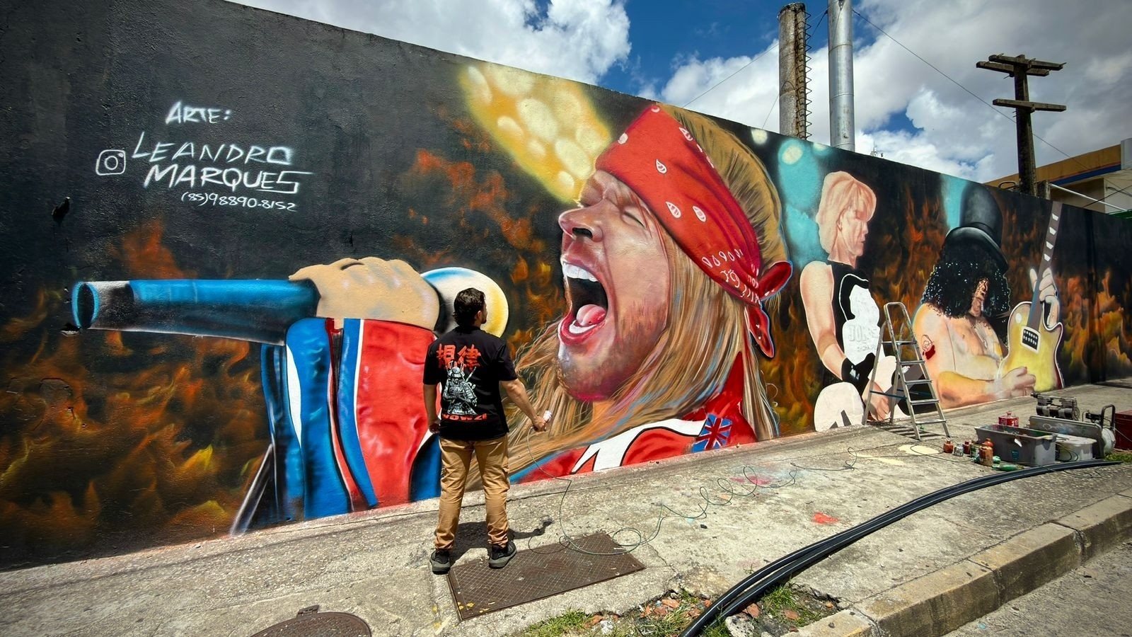 Arte Urbana em Fortaleza Transforma Megaevento em Expressão Regional: O Fenômeno do Mural do Guns N' Roses
