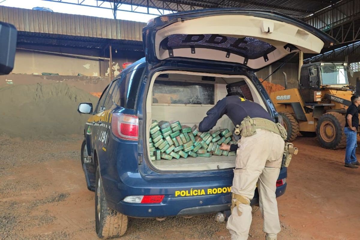 Caminhoneiro é preso com 120 kg de cocaína escondida em minério de ferro após ação de cães farejadores em MS