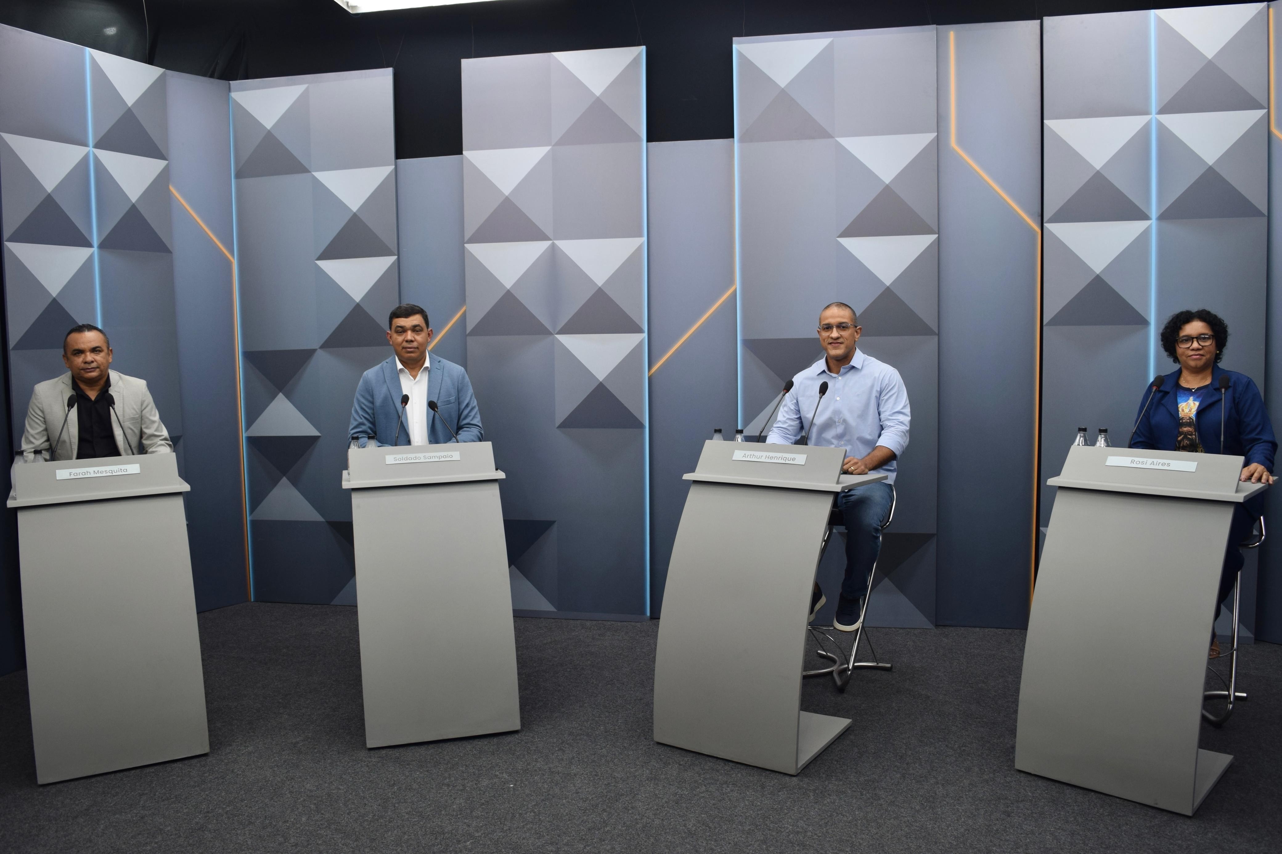 Candidatos ao governo de Roraima participam de debate da Rede Amazônica