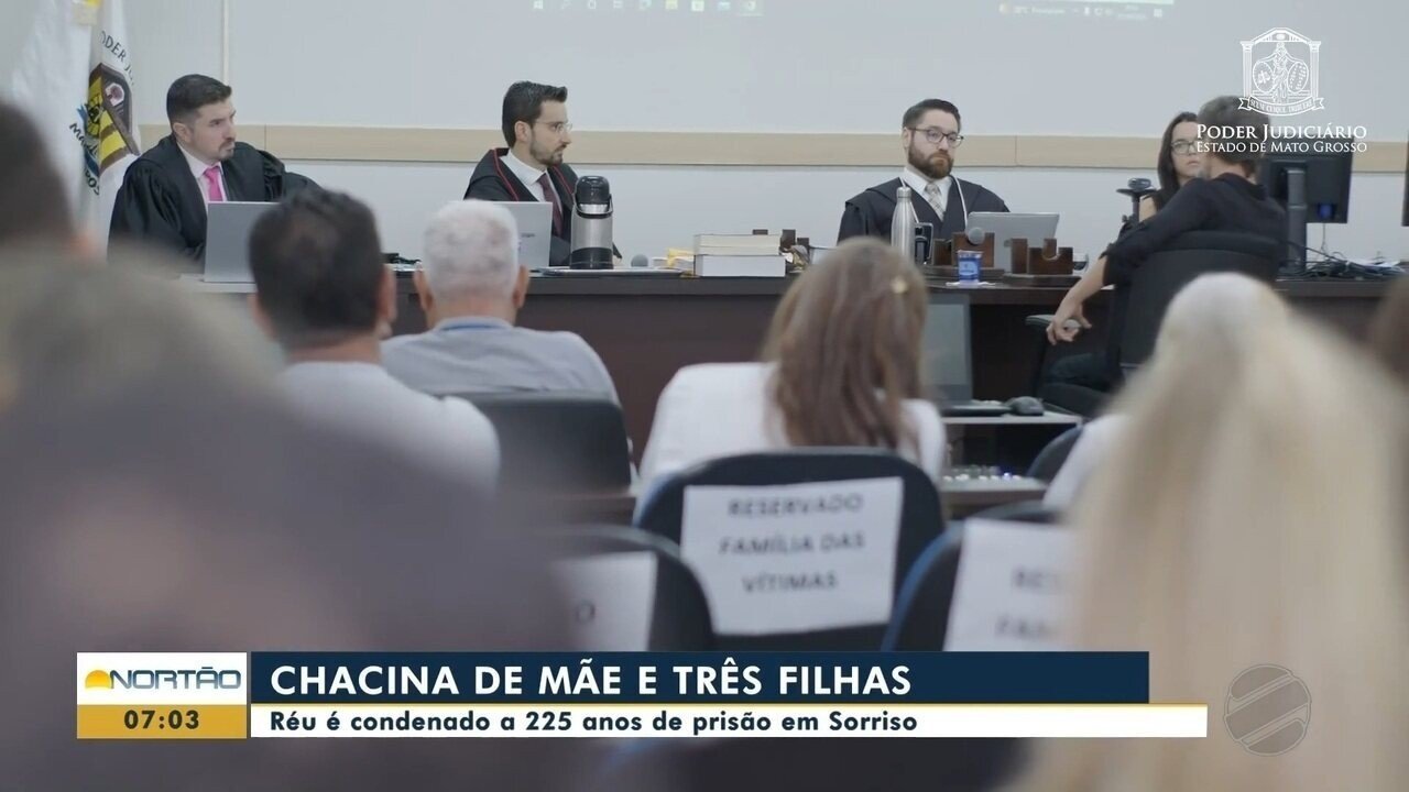 Justiça nega pedido de estudo e trabalho a condenado por chacina em Sorriso (MT)