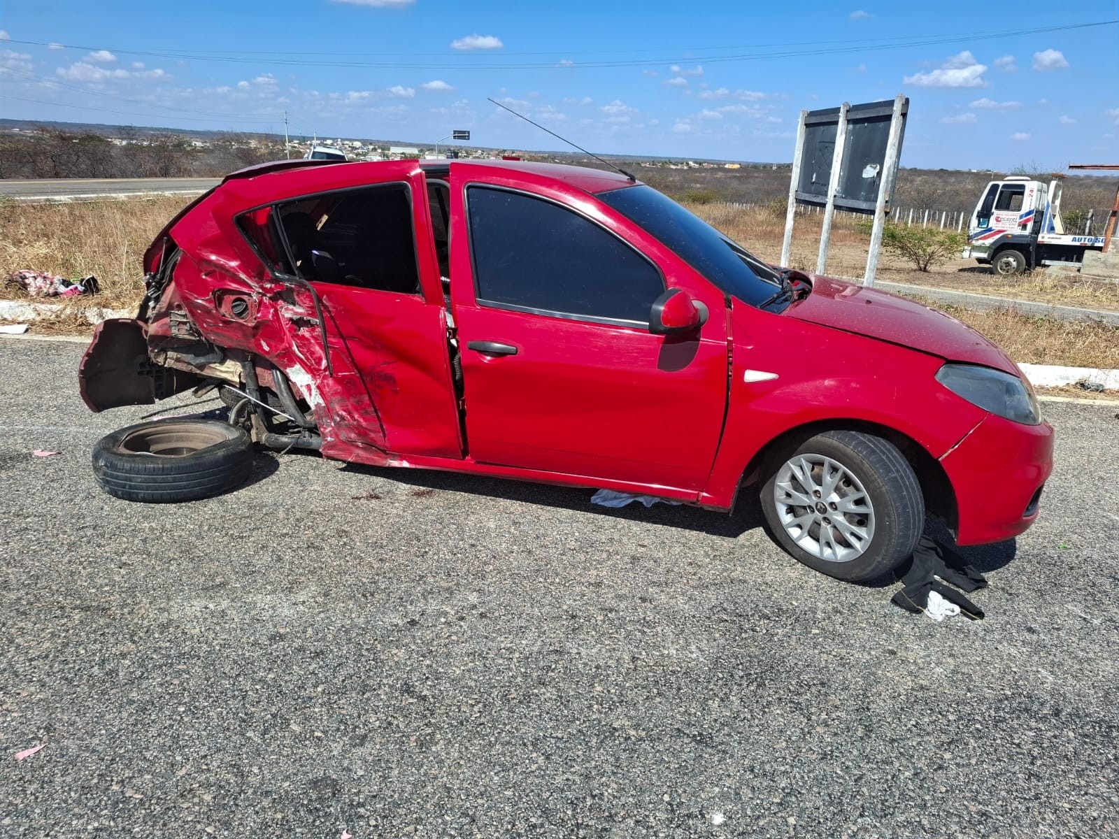 Criança ferida em acidente Rodoviário em Mossoró
