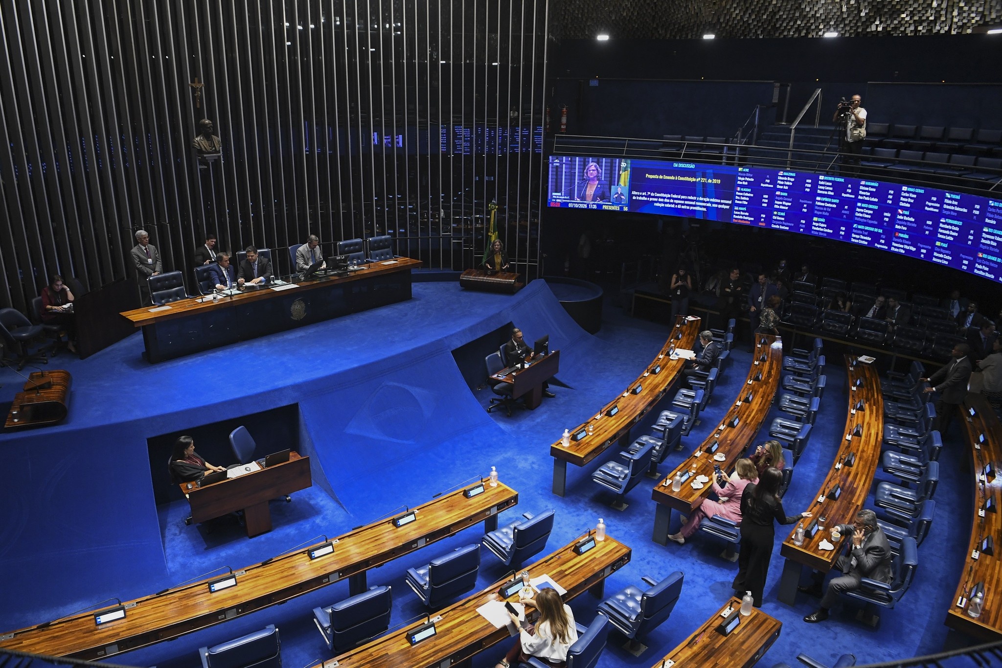 Senado discute redução da jornada semanal de trabalho