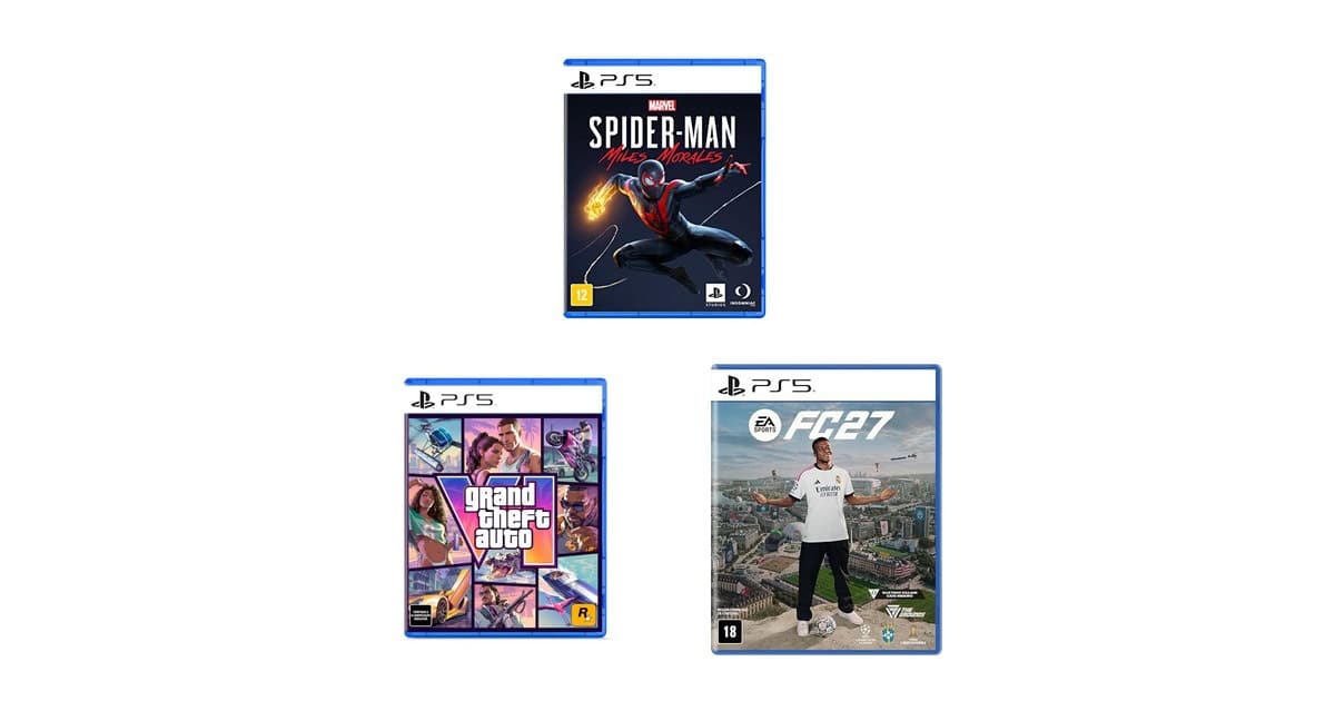 PS5: Os Títulos de Jogos de Destaque nas Ofertas da Amazon