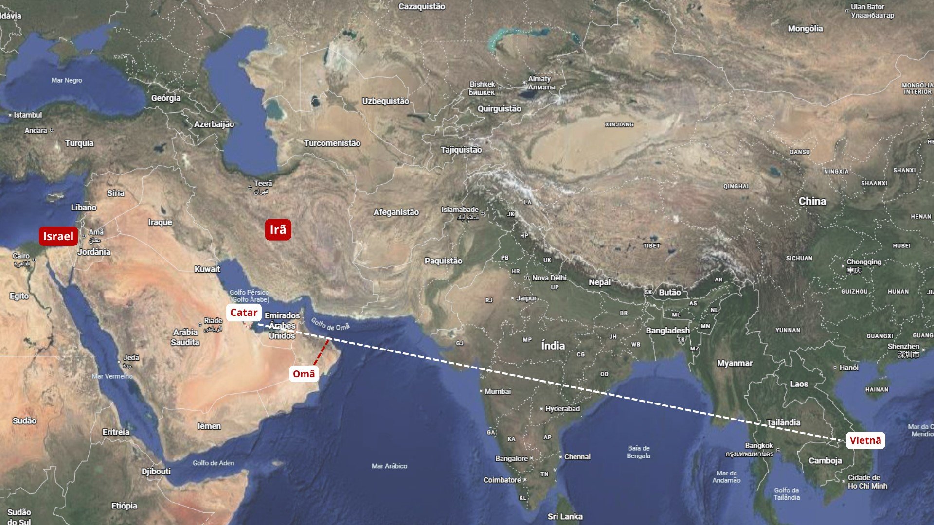 Guerra no Oriente Médio: Casal de Brasília 'Preso' em Omã e Itamaraty Emite Alerta
