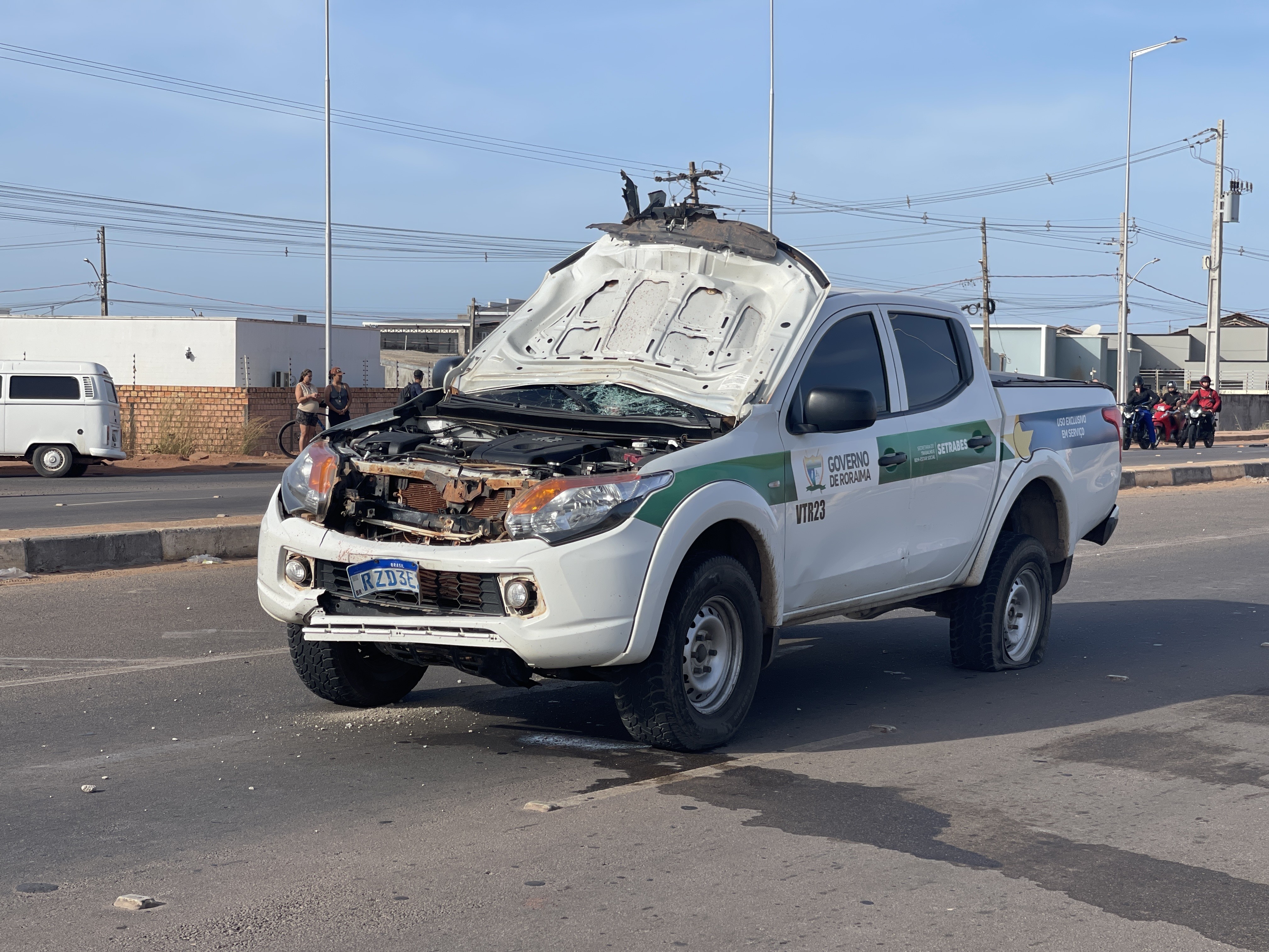 Homem morre atropelado por caminhonete do governo em Boa Vista
