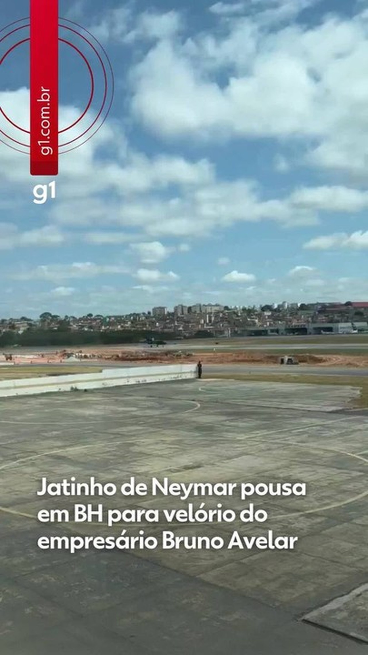 Jatinho de Neymar pousa em BH para velório de empresário mineiro; mortos na queda de avião