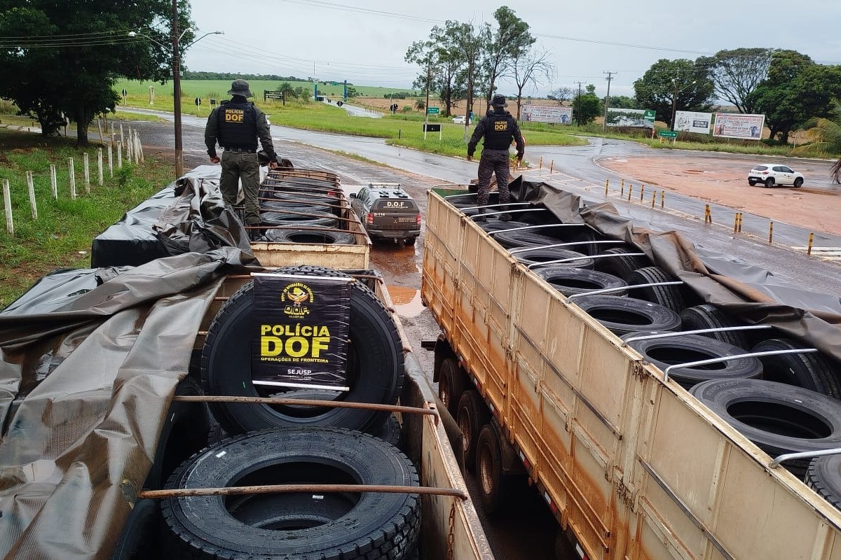 Ponta Porã: Apreensão de R$ 1,2 Milhão em Pneus Contrabandeados Expõe Desafios Fronteiriços e Riscos Ocultos