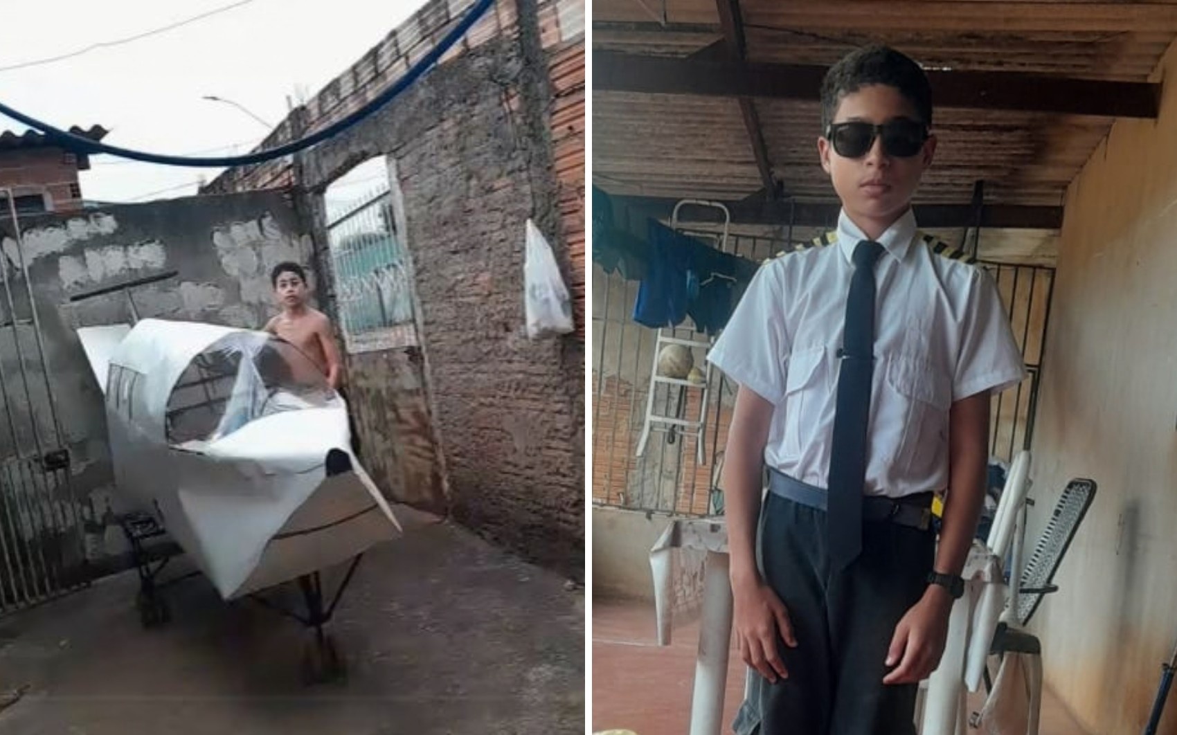 Menino de 12 anos realiza sonho de construir avião e almeja carreira como piloto; vídeo