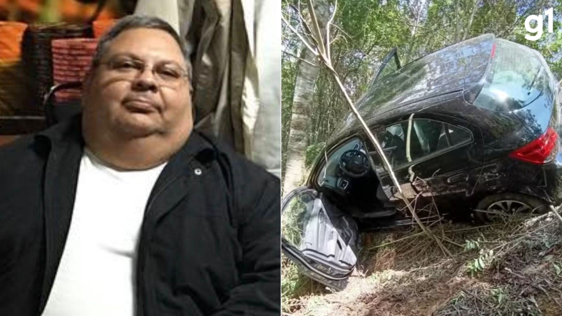 Gaúcho resgatado após 2 dias em ribanceira em SC está internado com costela quebrada e abalo emocional