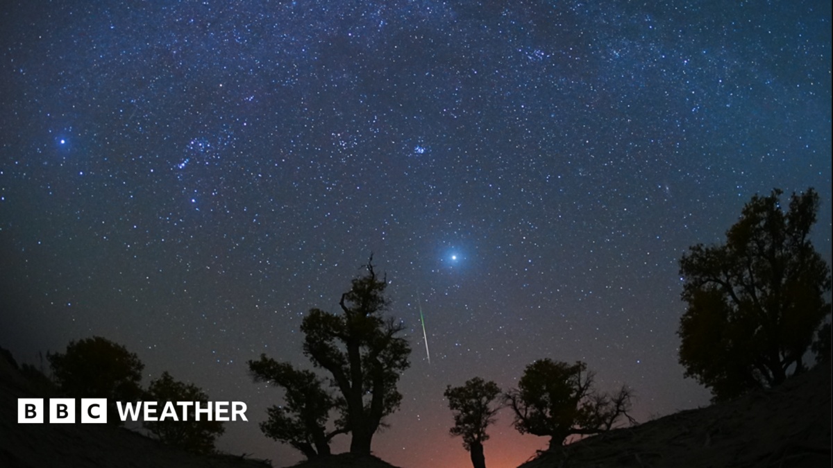 Orionid meteor shower: celestial Espetáculo Este Semestre
