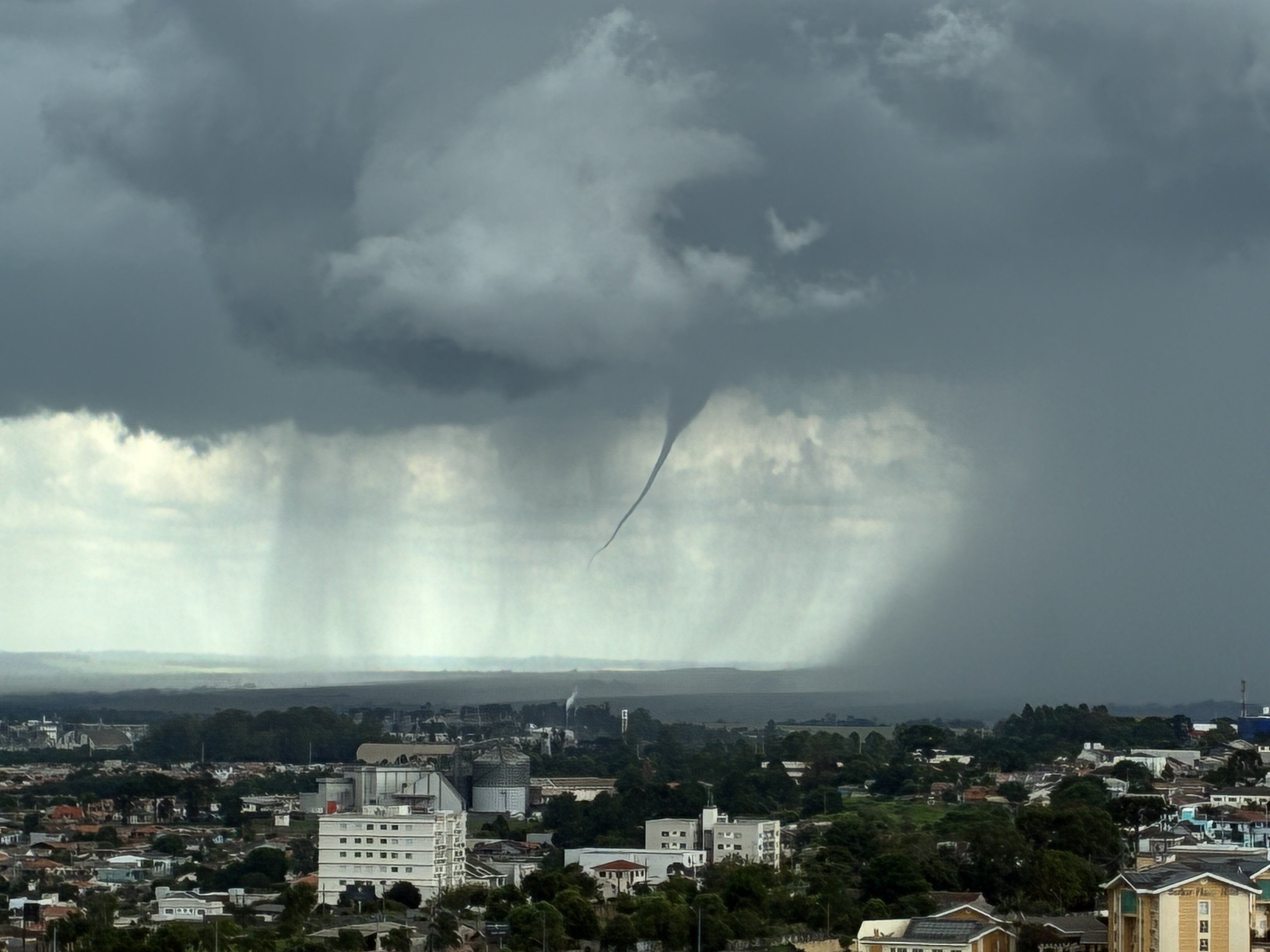 Paraná recebe novo alerta de tempestades com chuvas fortes e ventos de até 100 km/h para 295 cidades; veja quais
