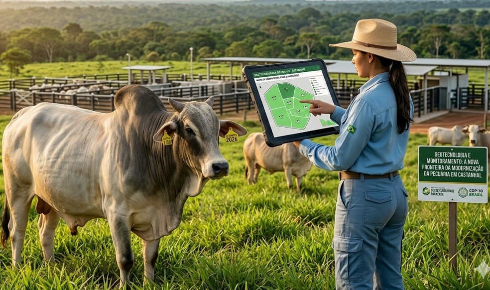 Rastreabilidade Bovina 4.0: Castanhal Lidera a Modernização da Pecuária no Nordeste Paraense