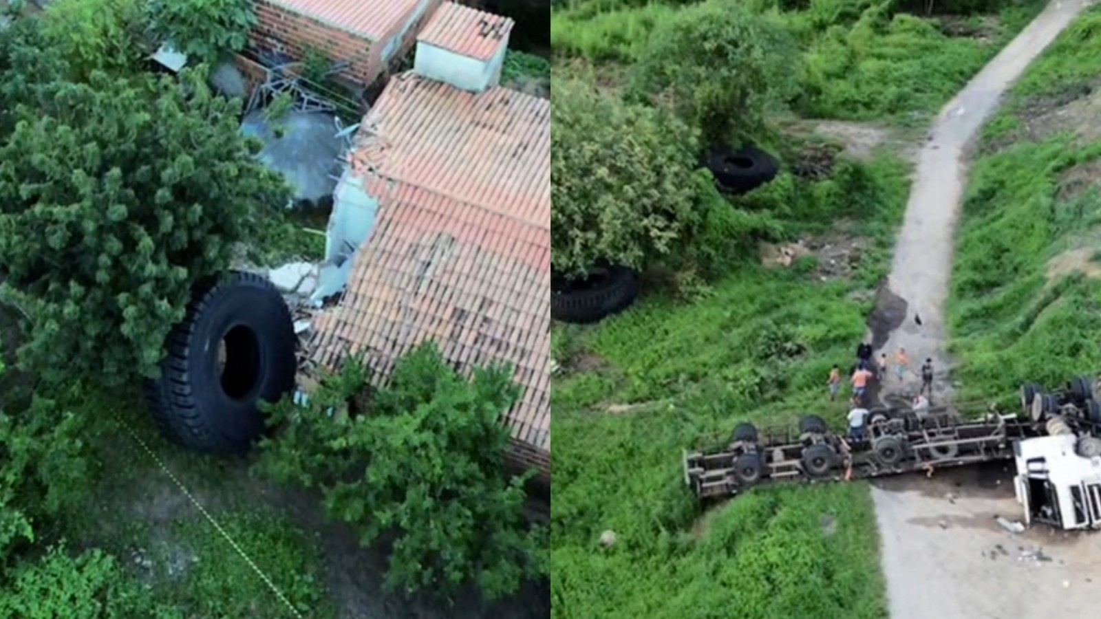 Vulnerabilidade Urbana: Acidente com Pneus Gigantes em Itapajé Reacende Debate sobre Segurança Viária e Ocupação Regional