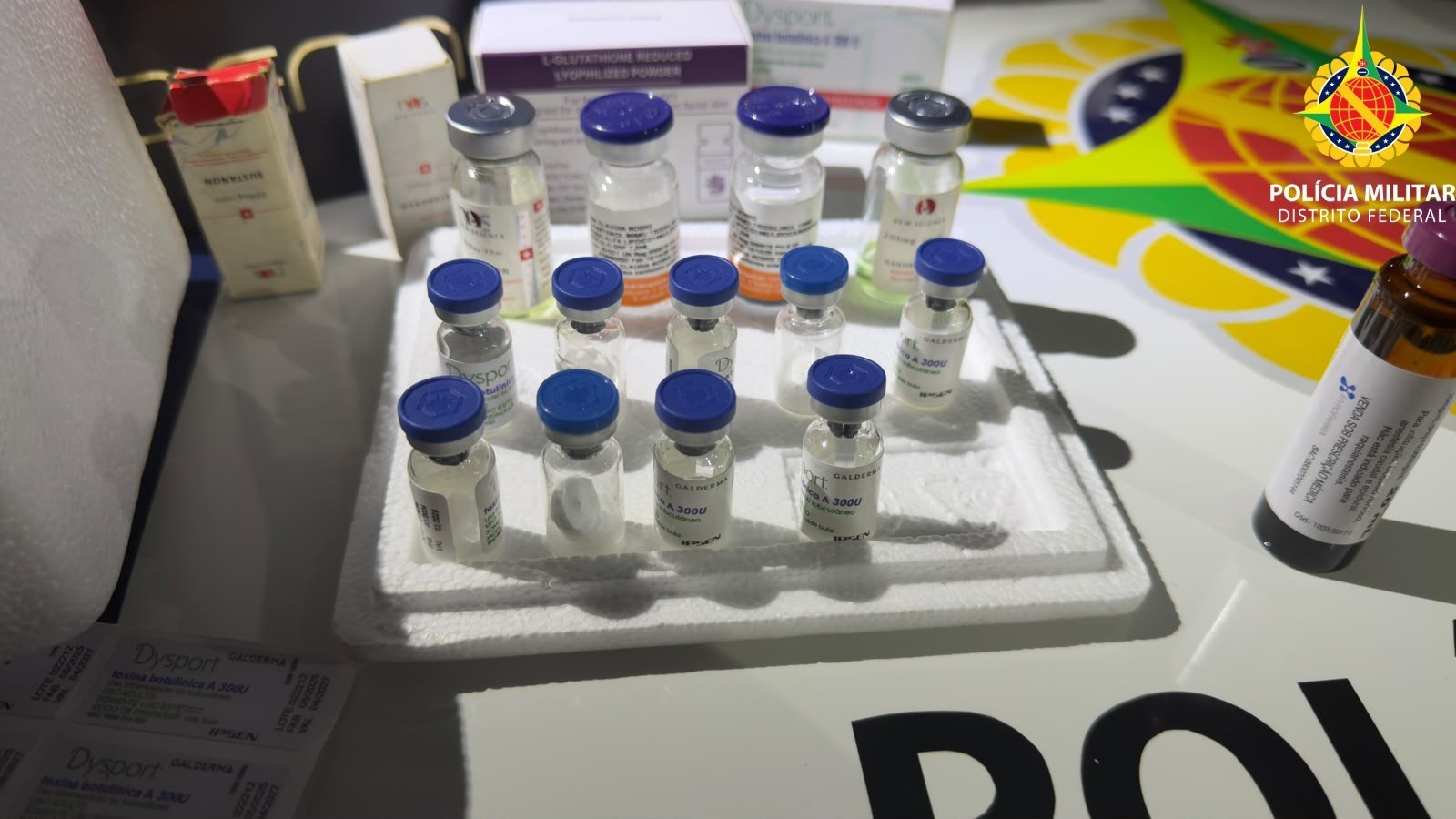 PMDF apreende suspeito de falsificação de medicamentos