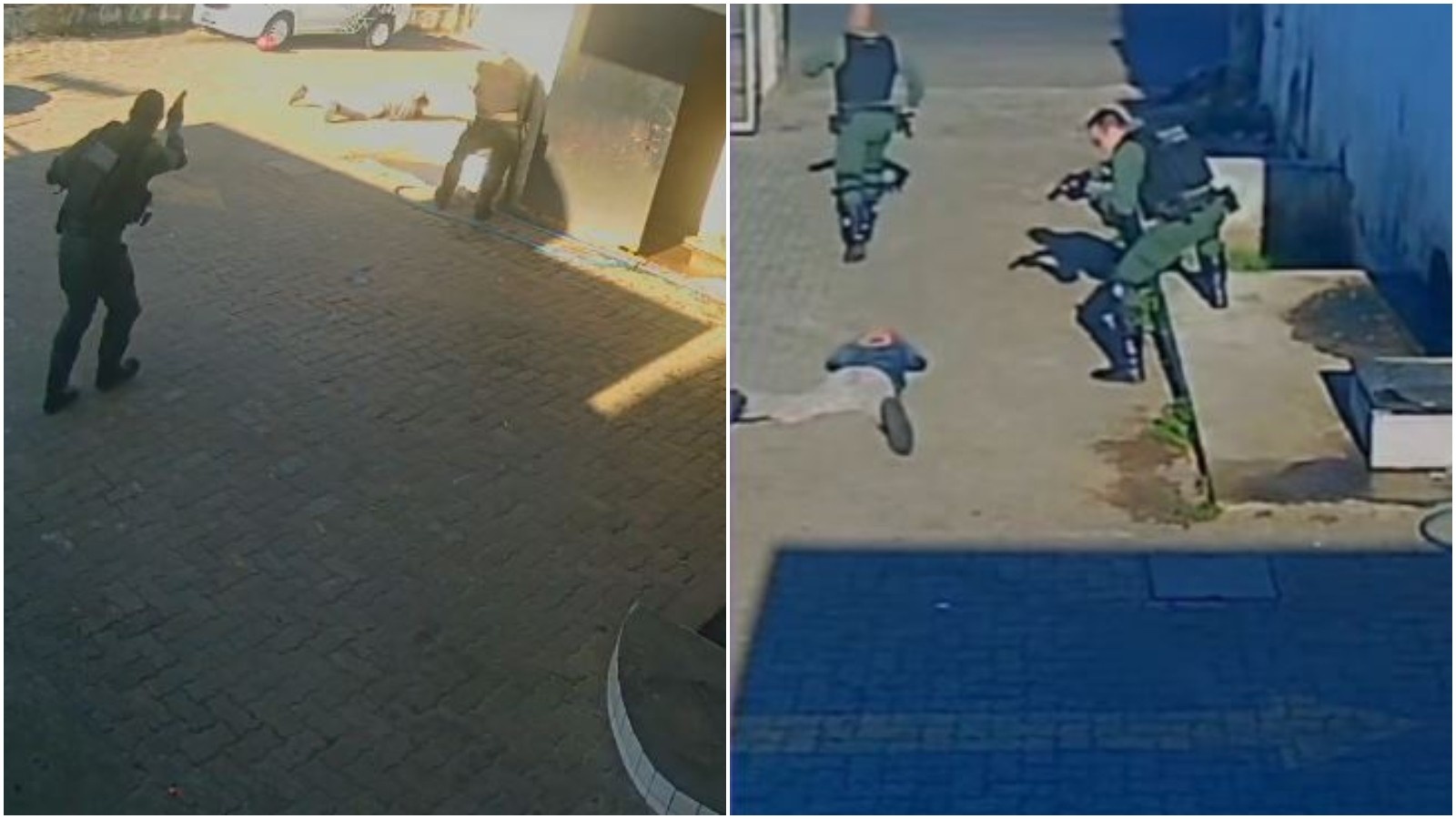 Polícia flagra assalto a posto de combustíveis, atira e prende os criminosos em Fortaleza; vídeo