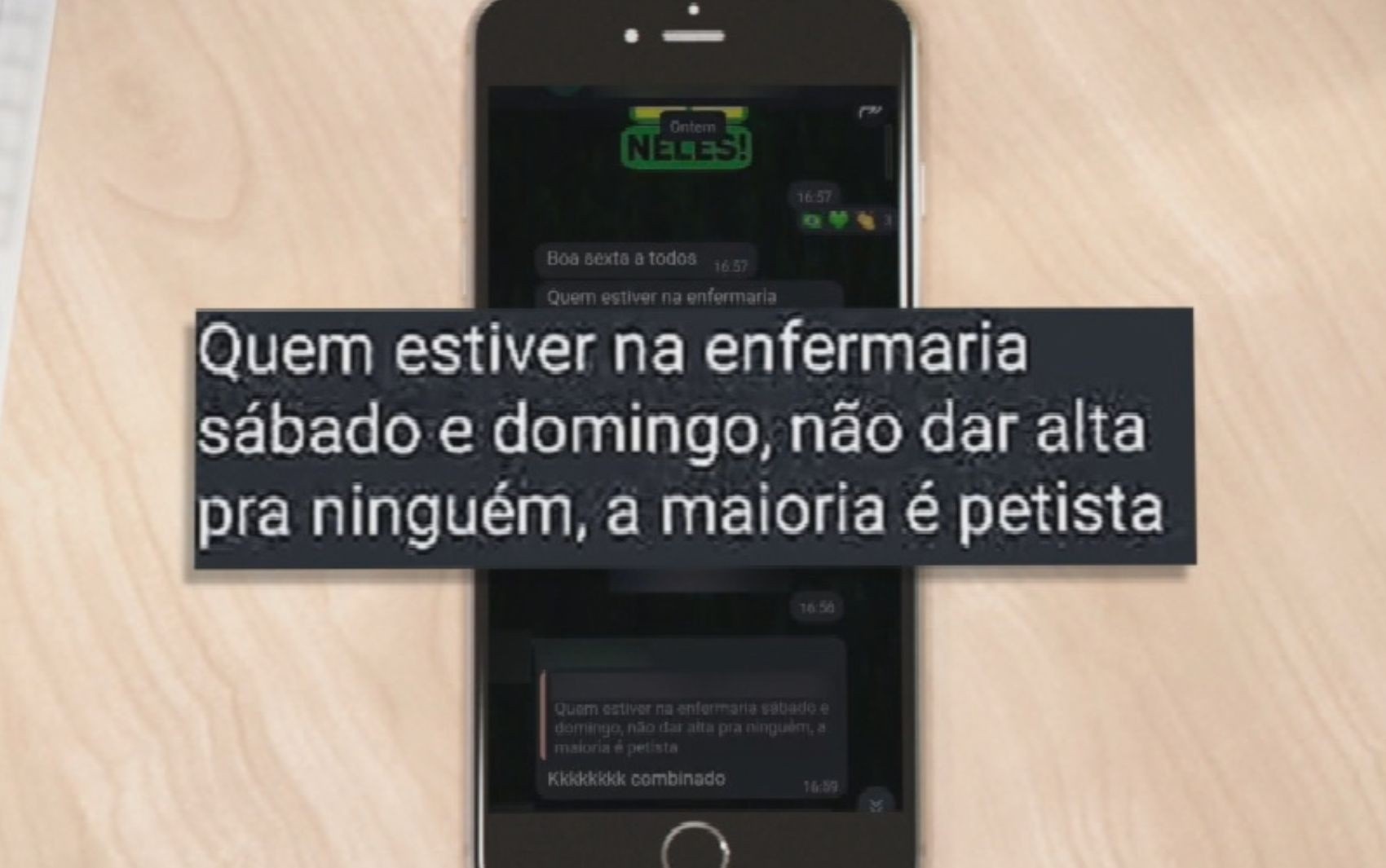 Procuradoria Regional Eleitoral pede investigação sobre médica que orientou a não dar alta a 'petistas' em dia de eleição