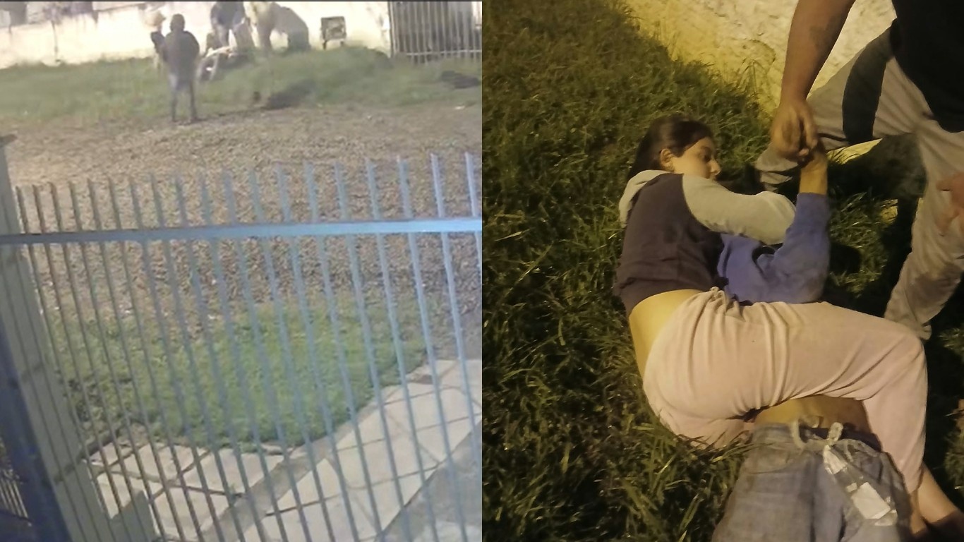 Atleta de jiu-jítsu imobiliza invasor com mata-leão em Lages, Santa Catarina